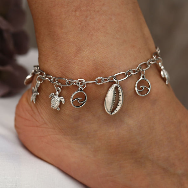 White Gold Plated Anklet / Bracelet